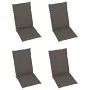 Sillas de jardín plegables 3 uds y cojines madera maciza acacia de vidaXL, Sillas de jardín - Ref: Foro24-3064097, Precio: 24...