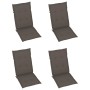 Sillas de jardín plegables 3 uds y cojines madera maciza acacia by vidaXL, Garden chairs - Ref: Foro24-3064097, Price: 251,64...