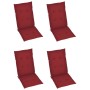 3 Stück klappbare Gartenstühle und Kissen aus massivem Akazienholz von vidaXL, Gartenstühle - Ref: Foro24-3064098, Preis: 258...