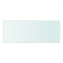Panel de estante vidrio claro 40x15 cm