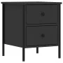 Nightstands 2 pcs engineered wood black 40x42x50 cm by vidaXL, Nightstands - Ref: Foro24-825984, Price: 94,49 €, Discount: %