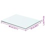 Panel de estante vidrio claro 40x25 cm