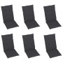 Sillas de jardín plegables 6 uds y cojines madera maciza acacia by vidaXL, Garden chairs - Ref: Foro24-3064119, Price: 476,53...