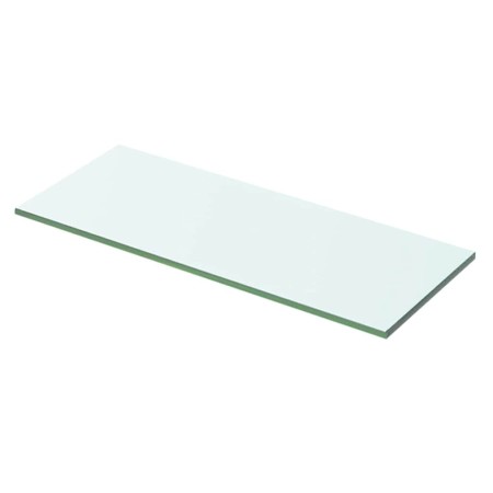 Panel de estante vidrio claro 50x15 cm