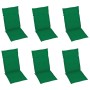 6 pcs folding garden chairs and solid acacia wood cushions by vidaXL, Garden chairs - Ref: Foro24-3064124, Price: 457,97 €, D...