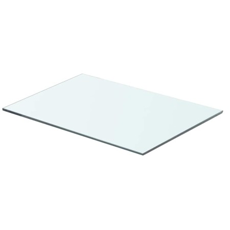 Panel de estante vidrio claro 50x30 cm