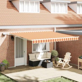 Toldo Retráctil with Manual 400 x 300 cm amarillo y naranja