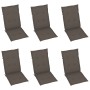 Faltbare Gartenstühle 6 Stück und Kissen Massivholz Akazie von vidaXL, Gartenstühle - Ref: Foro24-3064127, Preis: 485,05 €, R...