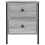 Bedside table 2 pcs Sonoma gray engineered wood 40x42x50 cm by vidaXL, Nightstands - Ref: Foro24-825990, Price: 81,24 €, Disc...