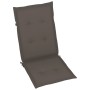 Reclining garden chairs 2 pcs solid acacia wood cushions by vidaXL, Garden chairs - Ref: Foro24-3064067, Price: 182,50 €, Dis...