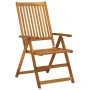 6 pcs folding garden chairs and solid acacia wood cushions by vidaXL, Garden chairs - Ref: Foro24-3064128, Price: 447,35 €, D...