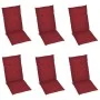 6 pcs folding garden chairs and solid acacia wood cushions by vidaXL, Garden chairs - Ref: Foro24-3064128, Price: 447,35 €, D...
