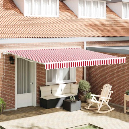 Toldo Retráctil 400 x 300 cm red and white