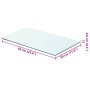 Panel de estante vidrio claro 60x30 cm