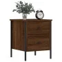 Mesitas noche 2 uds madera ingeniería marrón roble 40x42x50 cm de vidaXL, Mesitas de noche - Ref: Foro24-825992, Precio: 81,17 €