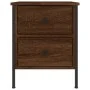 Nachttische, 2 Stück, Eichenbraun, Holzwerkstoff, 40 x 42 x 50 cm von vidaXL, Nachttische - Ref: Foro24-825992, Preis: 81,24 ...