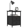 Nightstands 2 pcs engineered wood black 34x35.5x50 cm by vidaXL, Nightstands - Ref: Foro24-826014, Price: 78,02 €, Discount: %