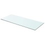 Panel de estante vidrio claro 70x30 cm