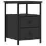 Nightstands 2 pcs engineered wood black 34x35.5x50 cm by vidaXL, Nightstands - Ref: Foro24-826014, Price: 78,02 €, Discount: %
