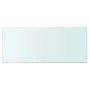 Panel de estante vidrio claro 70x30 cm
