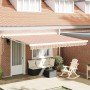 Toldo Retráctil Multicolor 400 x 300 cm Tela y Metal en Toldos | Comprar online en Foro24