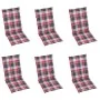 6 Stück klappbare Gartenstühle und Kissen aus massivem Akazienholz von vidaXL, Gartenstühle - Ref: Foro24-3064132, Preis: 466...