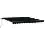 Toldo Retráctil Negro 400 x 300 cm tela
