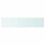 Panel de estante vidrio claro 90x20 cm