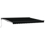 Toldo Retráctil Negro 400x300 cm tela