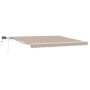 Toldo Retráctil with Manual 400 x 300 cm Beige