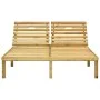 Double lounger and bright green cushions impregnated pine wood by vidaXL, Loungers - Ref: Foro24-3065890, Price: 205,52 €, Di...