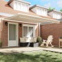 Toldo Retráctil Beige 400 x 300 cm Poliéster
