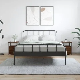 Nachttische 2 Stück Ingenieurholz braun Eiche 34x35,5x50cm von vidaXL, Nachttische - Ref: Foro24-826022, Preis: 73,92 €, Raba...