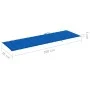 Tumbona doble y cojines azul royal madera pino impregnada by vidaXL, Loungers - Ref: Foro24-3065889, Price: 217,63 €, Discoun...