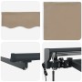 Toldo Retráctil Beige 400x300 cm tela