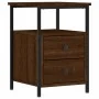 Bedside tables 2 units engineered wood brown oak 34x35.5x50cm by vidaXL, Nightstands - Ref: Foro24-826022, Price: 72,16 €, Di...