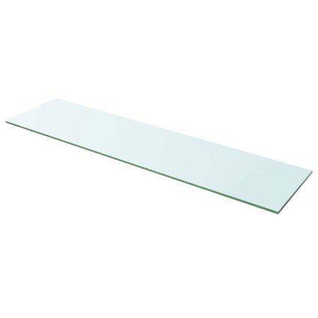 Panel de estante vidrio claro 100x25 cm en Estantes y estanterías | Comprar online en Foro24