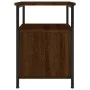 Bedside tables 2 units engineered wood brown oak 34x35.5x50cm by vidaXL, Nightstands - Ref: Foro24-826022, Price: 72,16 €, Di...