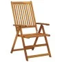 Liegende Gartenstühle mit 4 Kissen aus massivem Akazienholz von vidaXL, Gartenstühle - Ref: Foro24-3065349, Preis: 332,39 €, ...