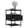 Mesitas de noche 2 uds madera de ingeniería negro 40x42x56 cm de vidaXL, Mesitas de noche - Ref: Foro24-826024, Precio: 92,52...