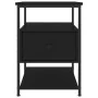 Mesitas de noche 2 uds madera de ingeniería negro 40x42x56 cm de vidaXL, Mesitas de noche - Ref: Foro24-826024, Precio: 92,52...