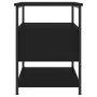 Mesitas de noche 2 uds madera de ingeniería negro 40x42x56 cm de vidaXL, Mesitas de noche - Ref: Foro24-826024, Precio: 92,52...