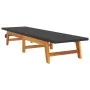 Lounger with synthetic rattan table and solid acacia wood by vidaXL, Loungers - Ref: Foro24-319727, Price: 147,47 €, Discount: %