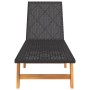 Liege mit Tisch aus synthetischem Rattan und massivem Akazienholz von vidaXL, Liegen - Ref: Foro24-319727, Preis: 150,34 €, R...