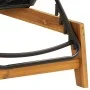 Lounger with synthetic rattan table and solid acacia wood by vidaXL, Loungers - Ref: Foro24-319727, Price: 147,47 €, Discount: %