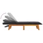 3-teiliges Gartenmöbel-Set aus synthetischem Rattan-Akazienholz von vidaXL, Liegen - Ref: Foro24-3154401, Preis: 349,25 €, Ra...