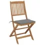 6 Stück klappbare Gartenstühle und Kissen aus massivem Akazienholz von vidaXL, Gartenstühle - Ref: Foro24-3074995, Preis: 307...