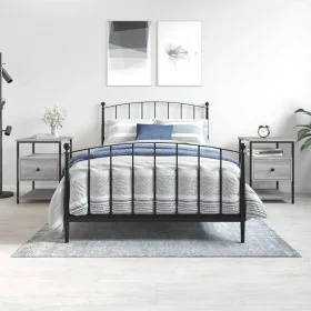 Nachttische 2 Einheiten Sonomagraues Holzwerkstoff 40x42x56 cm von vidaXL, Nachttische - Ref: Foro24-826030, Preis: 73,69 €, ...