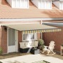 Toldo Retráctil Verde y amarillo 400 x 300 cm tela