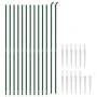 Near wire with green anchor spikes 1.6x25 m by vidaXL, fence panels - Ref: Foro24-153932, Price: 267,47 €, Discount: %